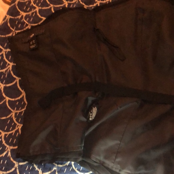 3 For $25 Black Crepe Corset Style Top - Picture 8 of 12